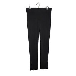 CAbi black ponte riding pants zipper ankles style 999